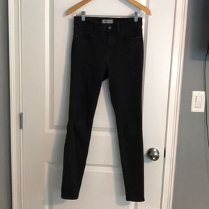 Madewell Black Jeans 9” High rise